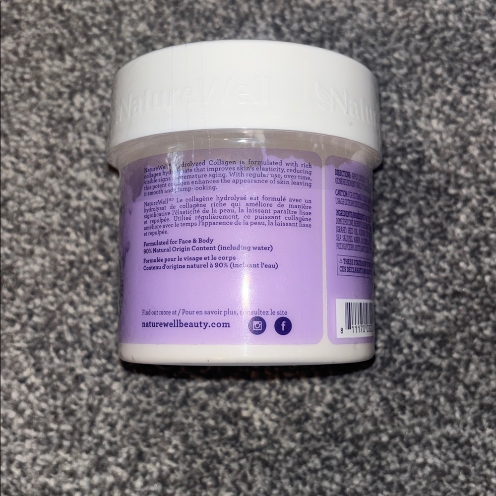 Nature well Hydrolyzed Collagen Intense Moisture Cream - 10oz - Picture 2 of 4